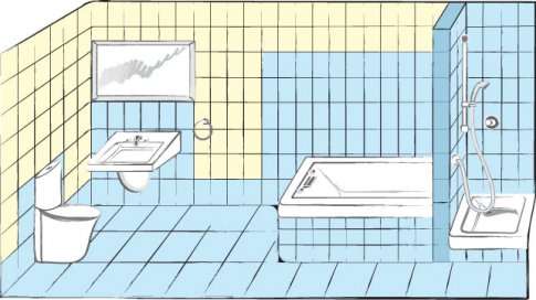 Гидроизоляция ванной - фото