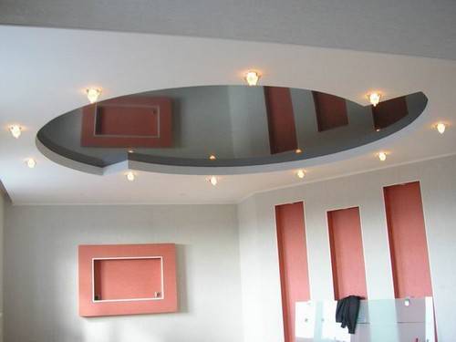 Дизайн гипсокартонных потолков - фото