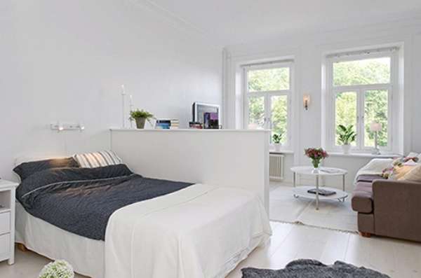 Зонирование и дизайн интерьера гостиной-спальни в одной комнате с фото