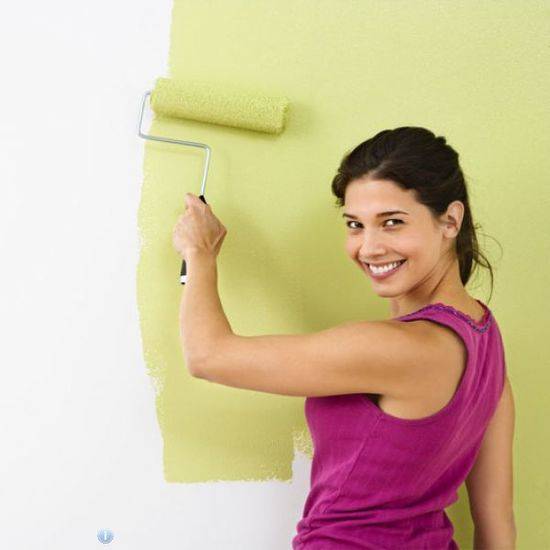 Как выбрать моющуюся краску для потолков с фото