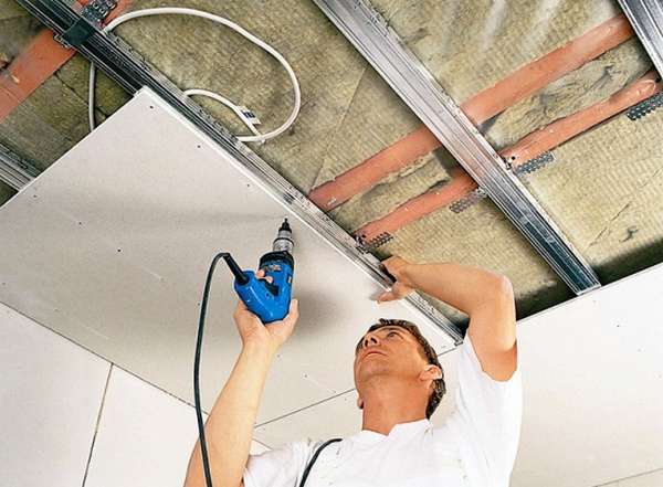 Как сделать подвесной потолок из гипсокартона своими руками? - фото