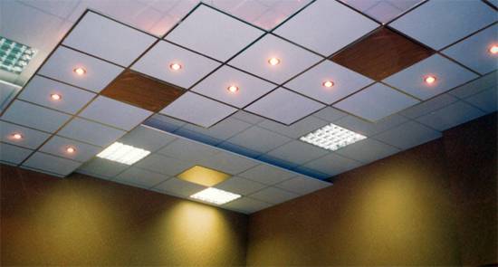 Светильники для подвесного потолка Армстронг с фото