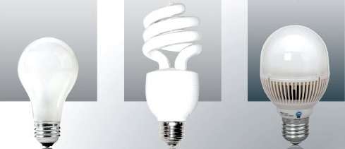 Таблица мощности энергосберегающих ламп - фото